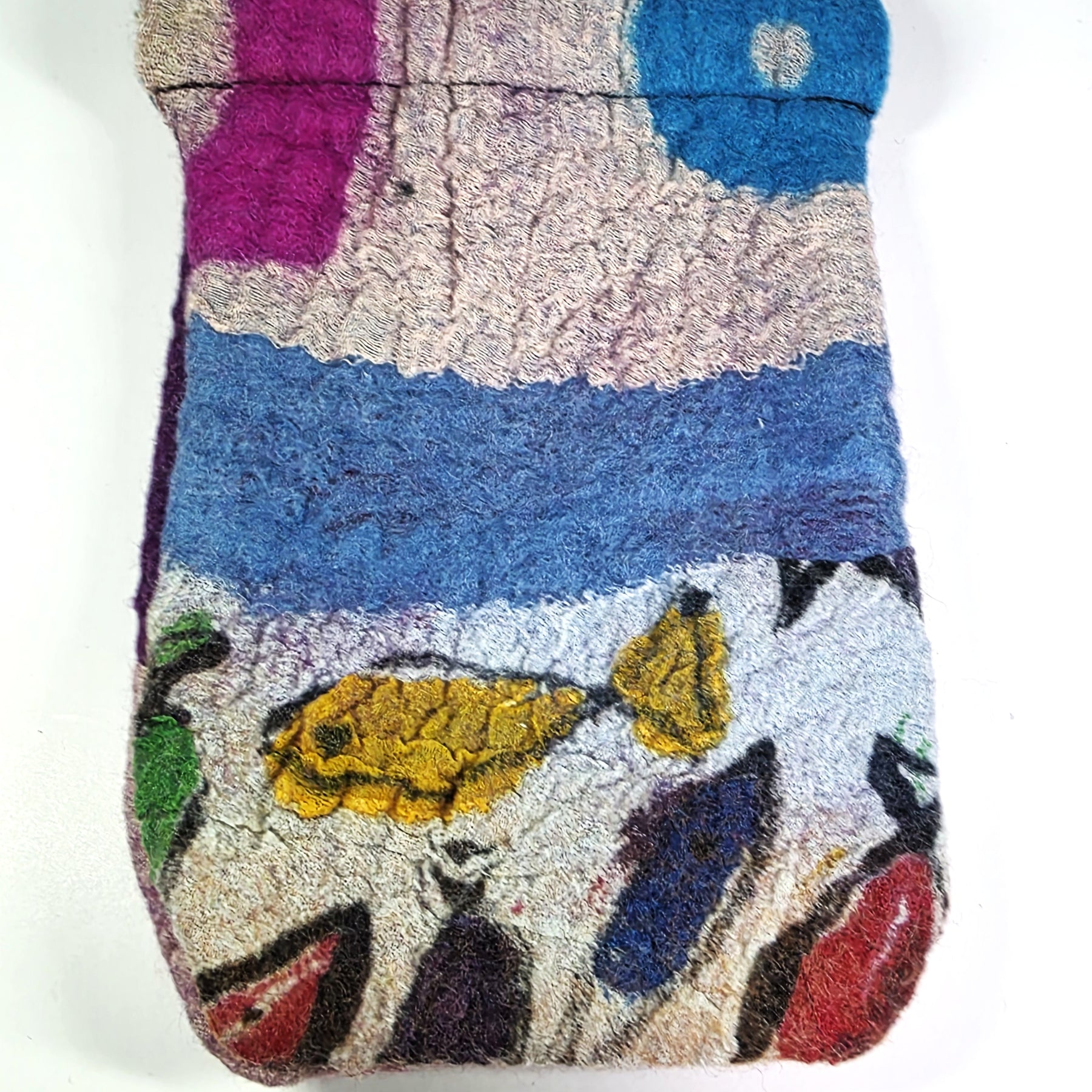 Felted Mobile Phone Cover/Glasses Case