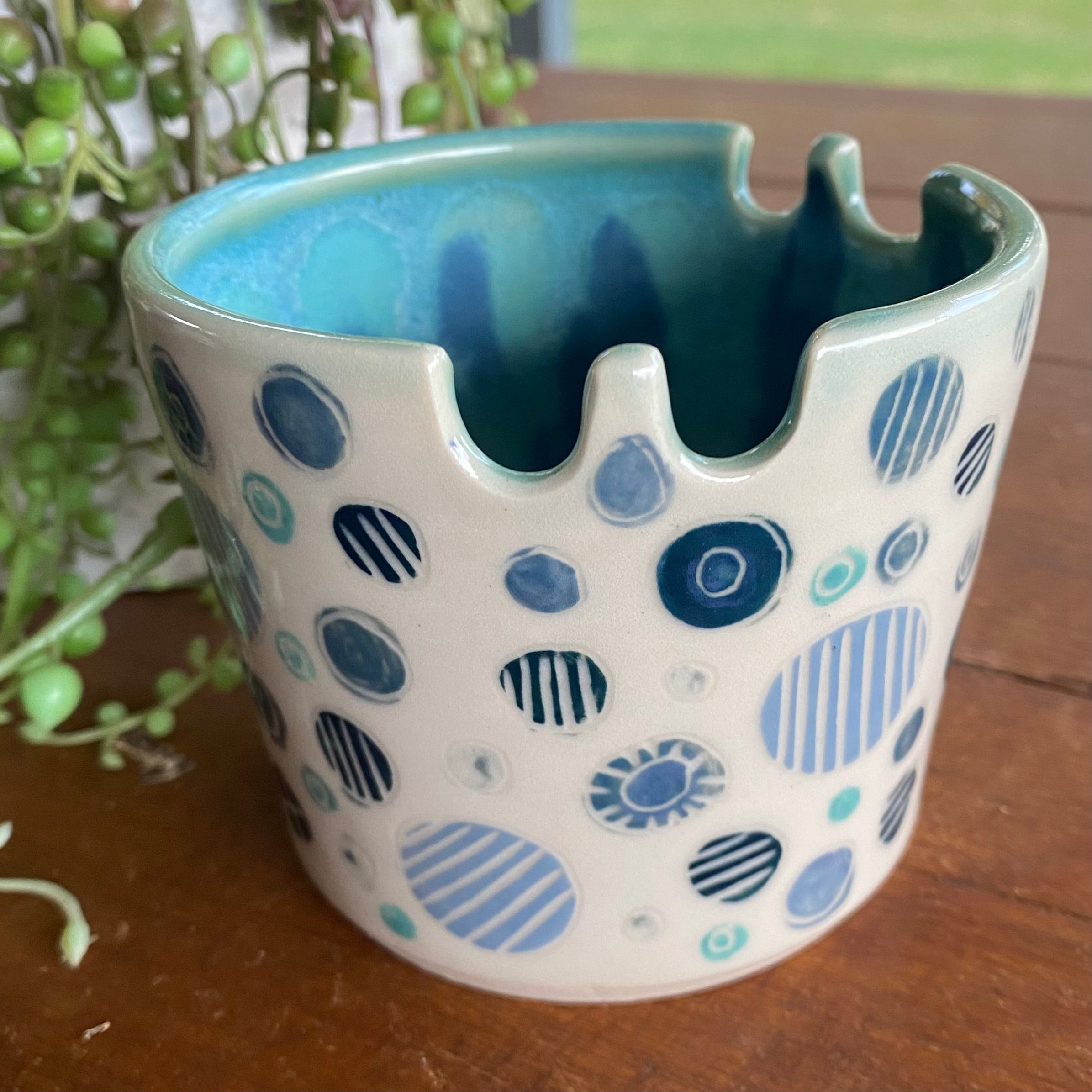 Brush Rinsing Pot|Ceramic|Handmade Pottery