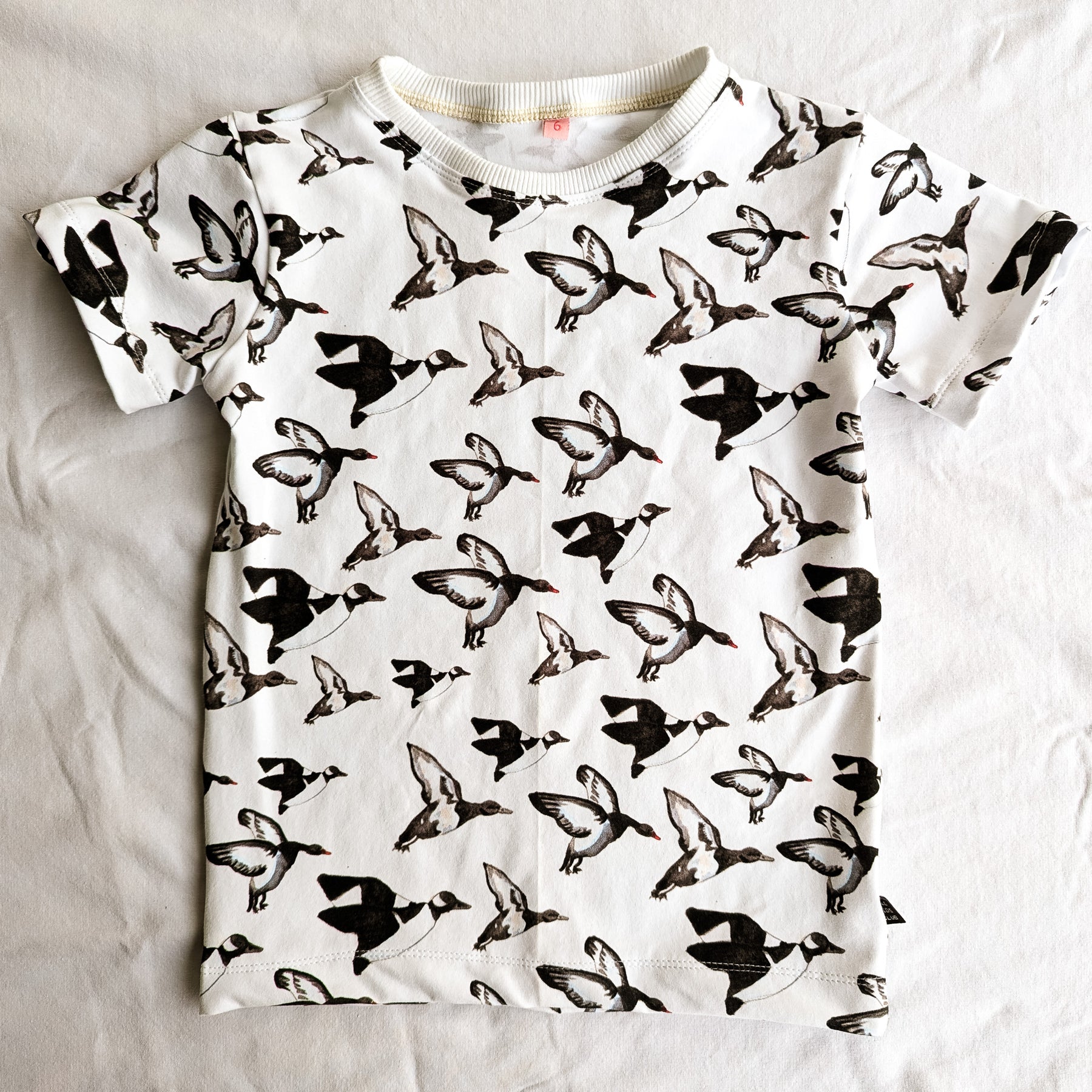 Organic cotton tee shirts for kids in unique hand illustrated designs - sizes 4-9