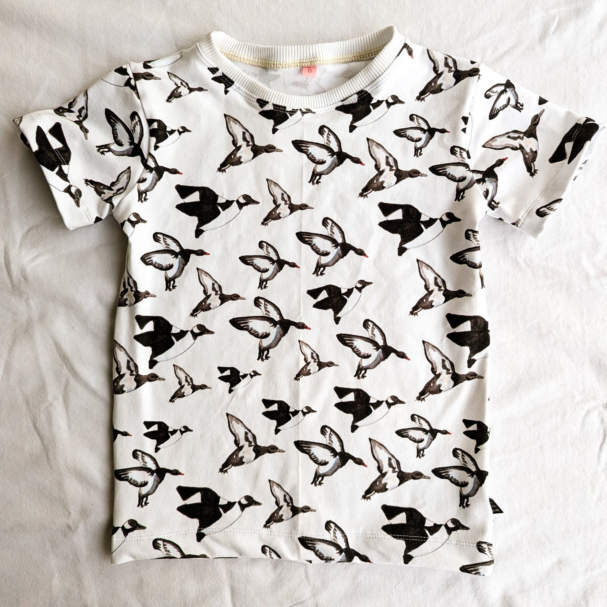 Organic cotton tee shirts for kids in unique hand illustrated designs - sizes 4-9
