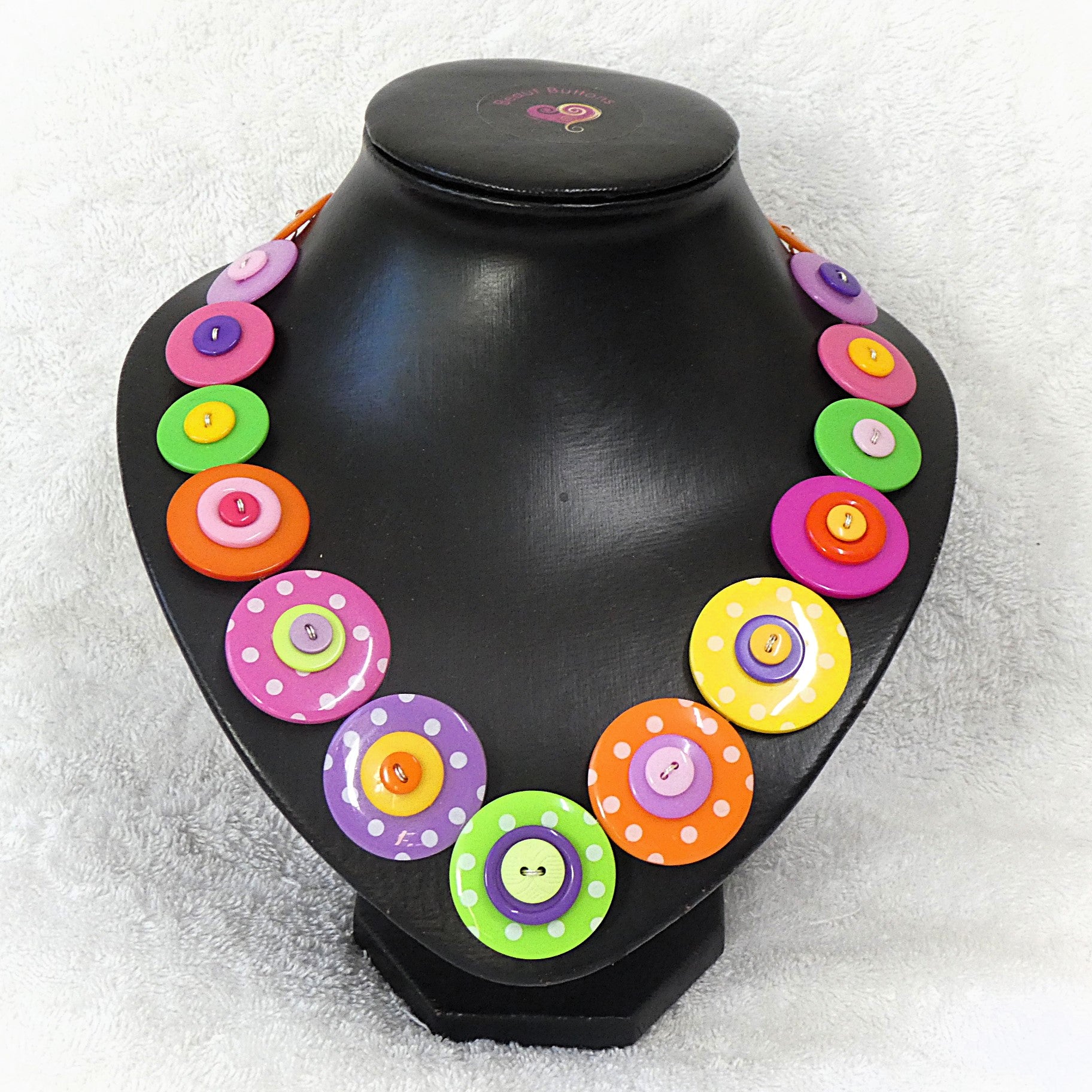 Button necklace - Tutti Frutti
