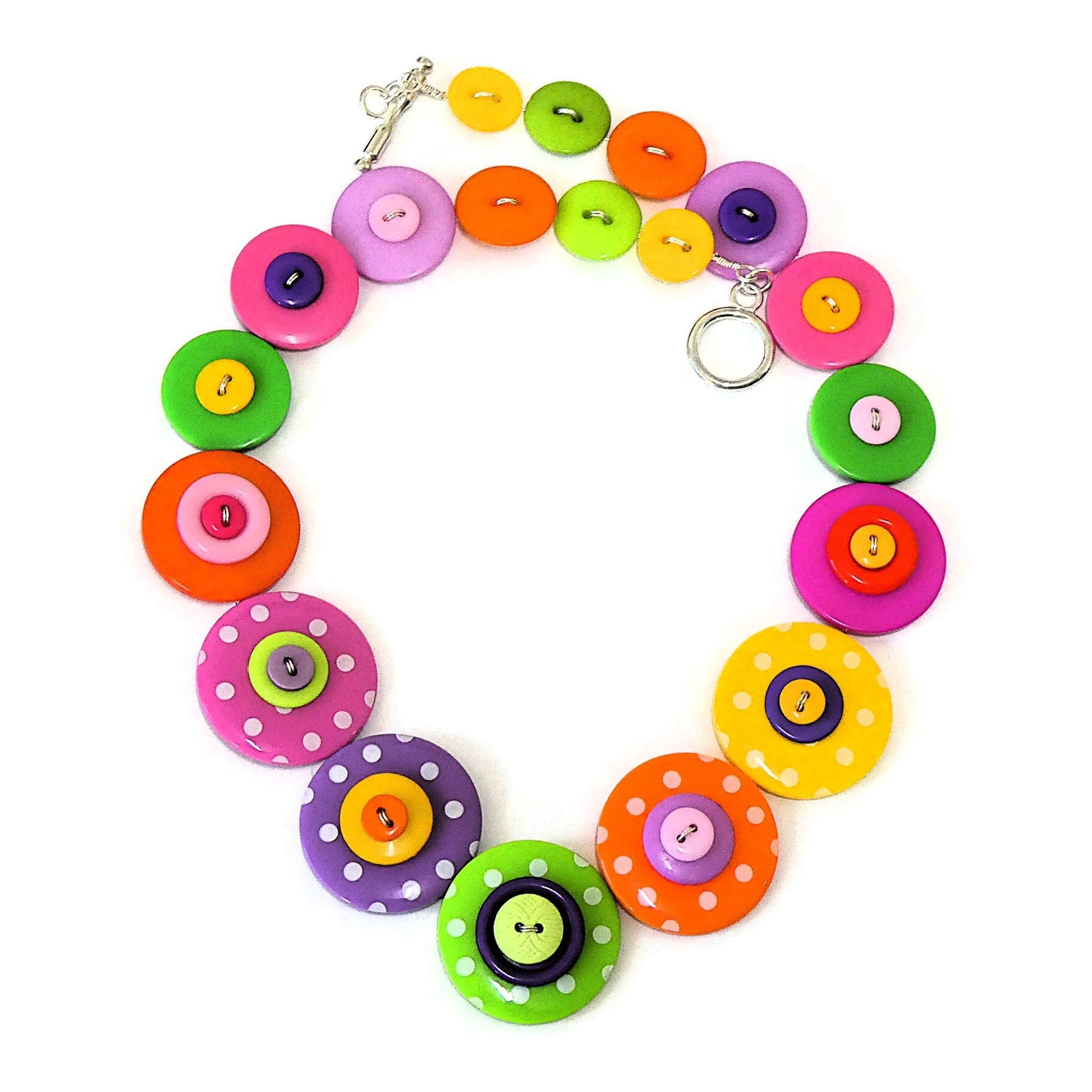 Button necklace - Tutti Frutti