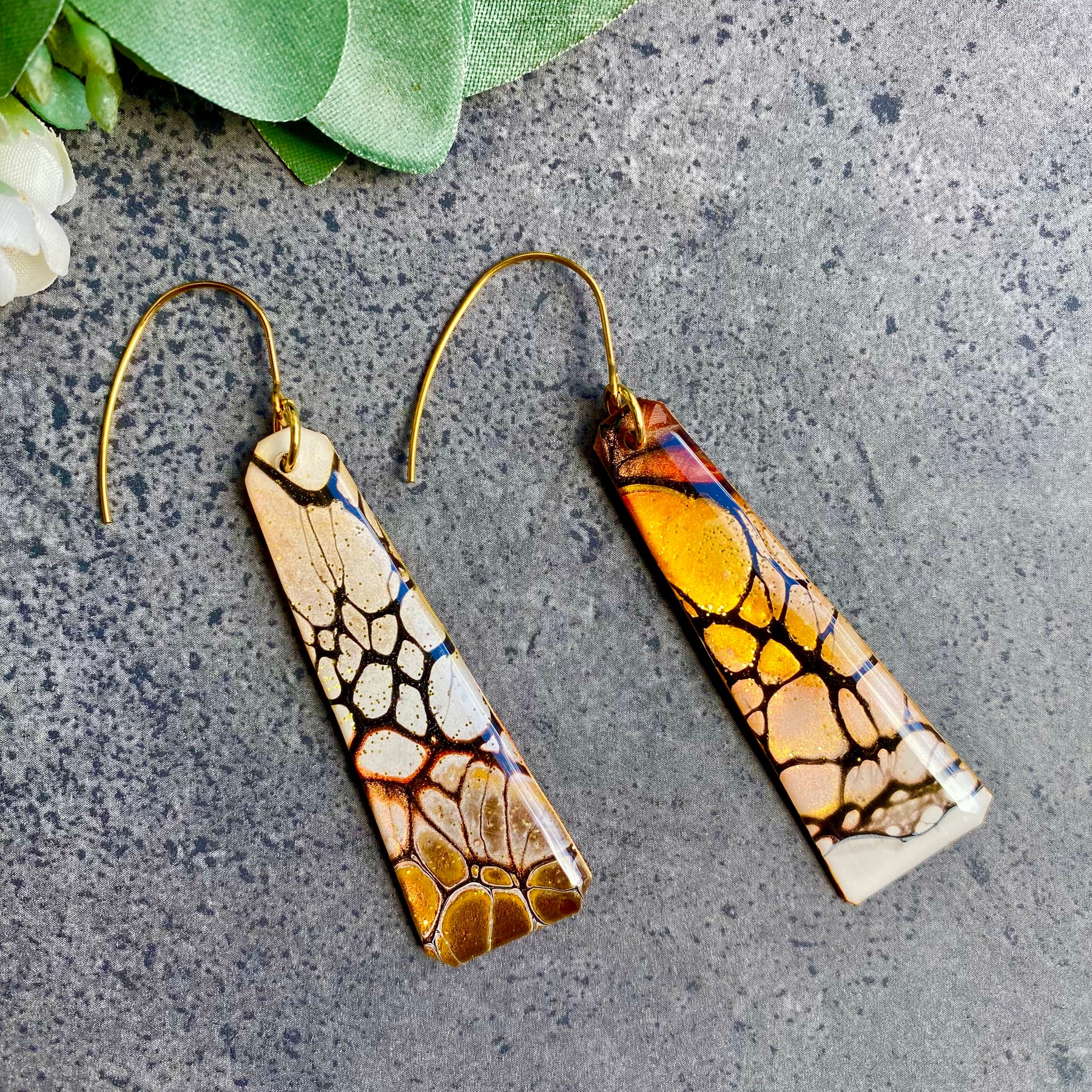 Cafe Latte Collection Hook Earrings