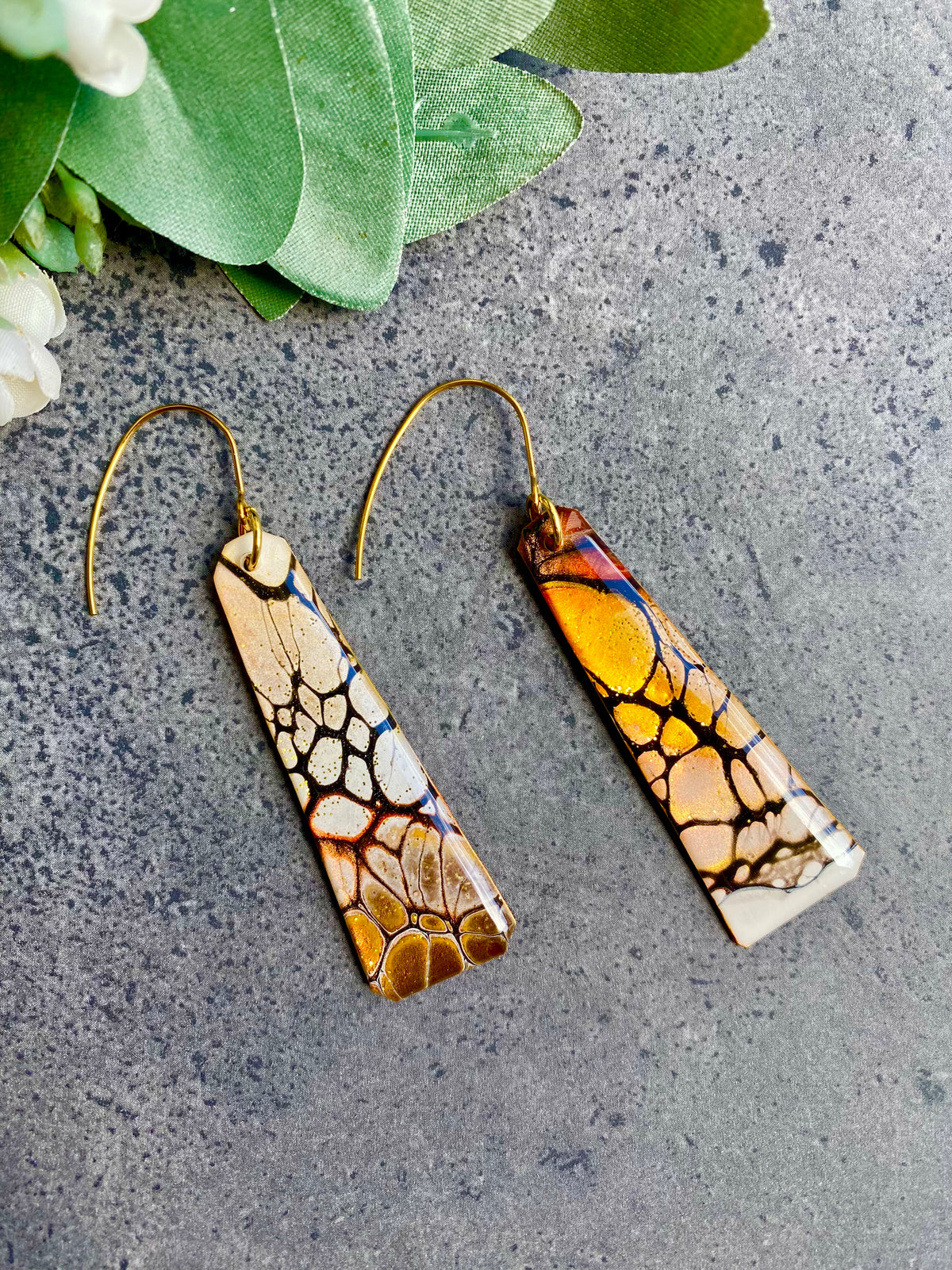 Cafe Latte Collection Hook Earrings