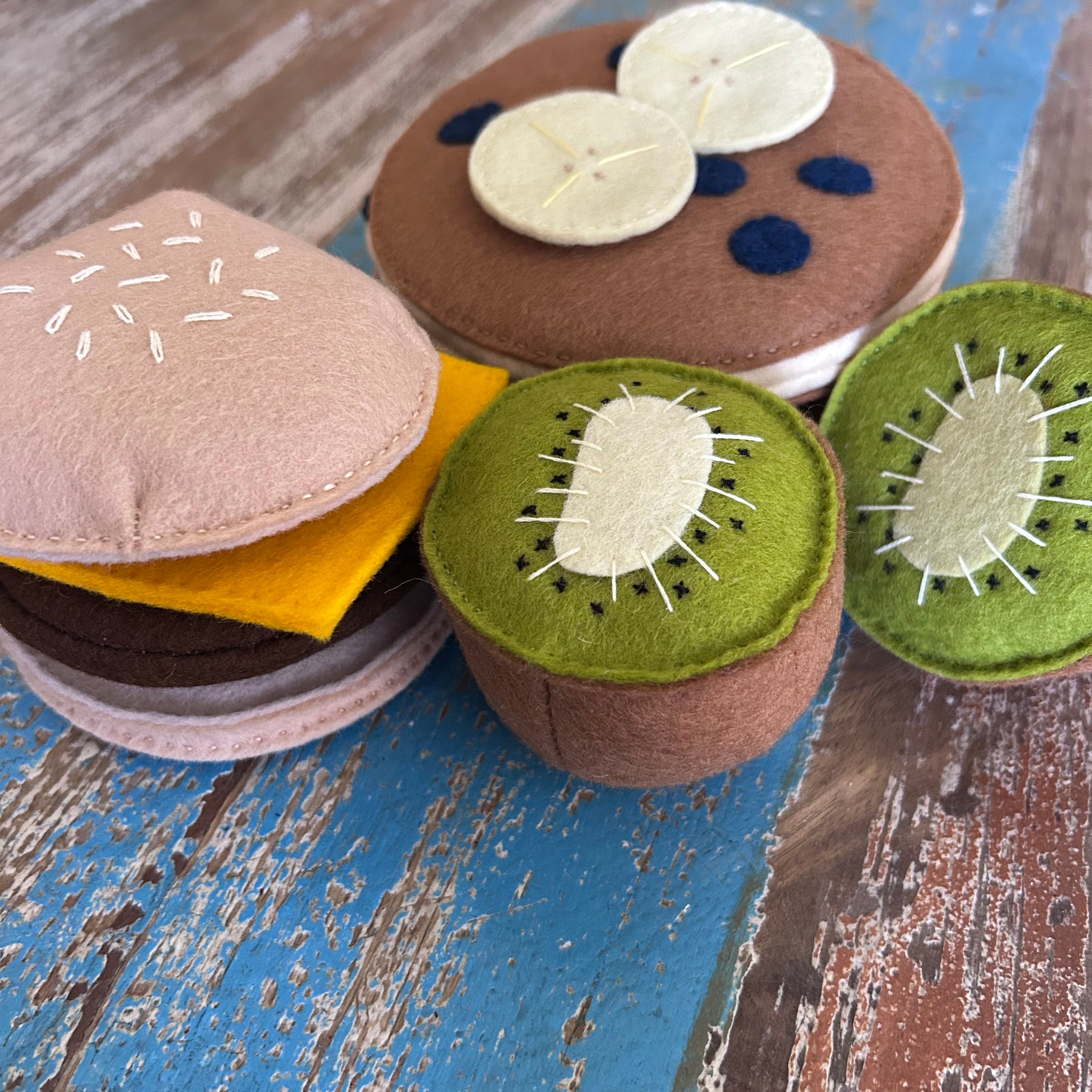 Kiwi fruit, play kitchen, toddler gift