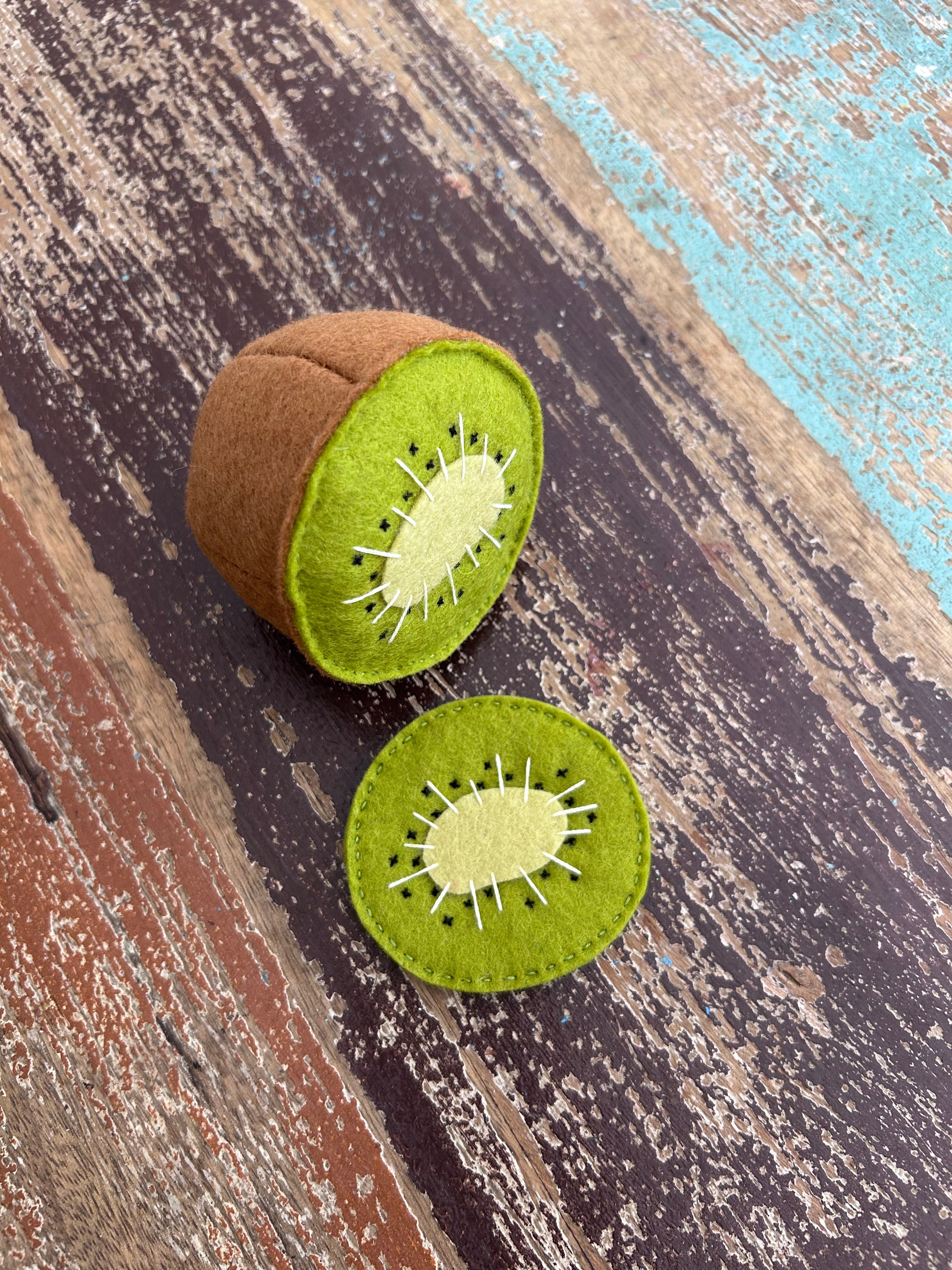 Kiwi fruit, play kitchen, toddler gift