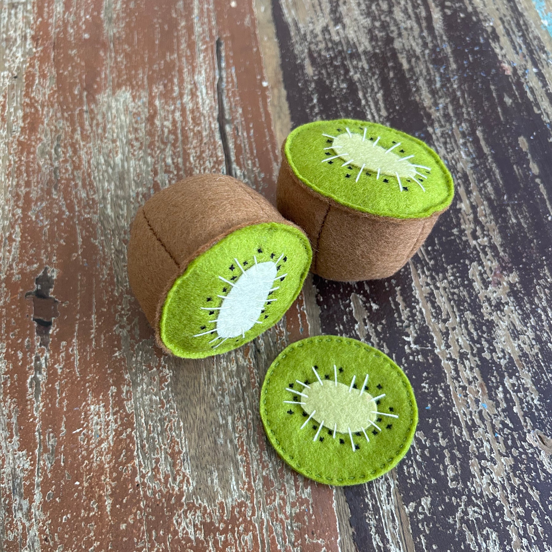 Kiwi fruit, play kitchen, toddler gift