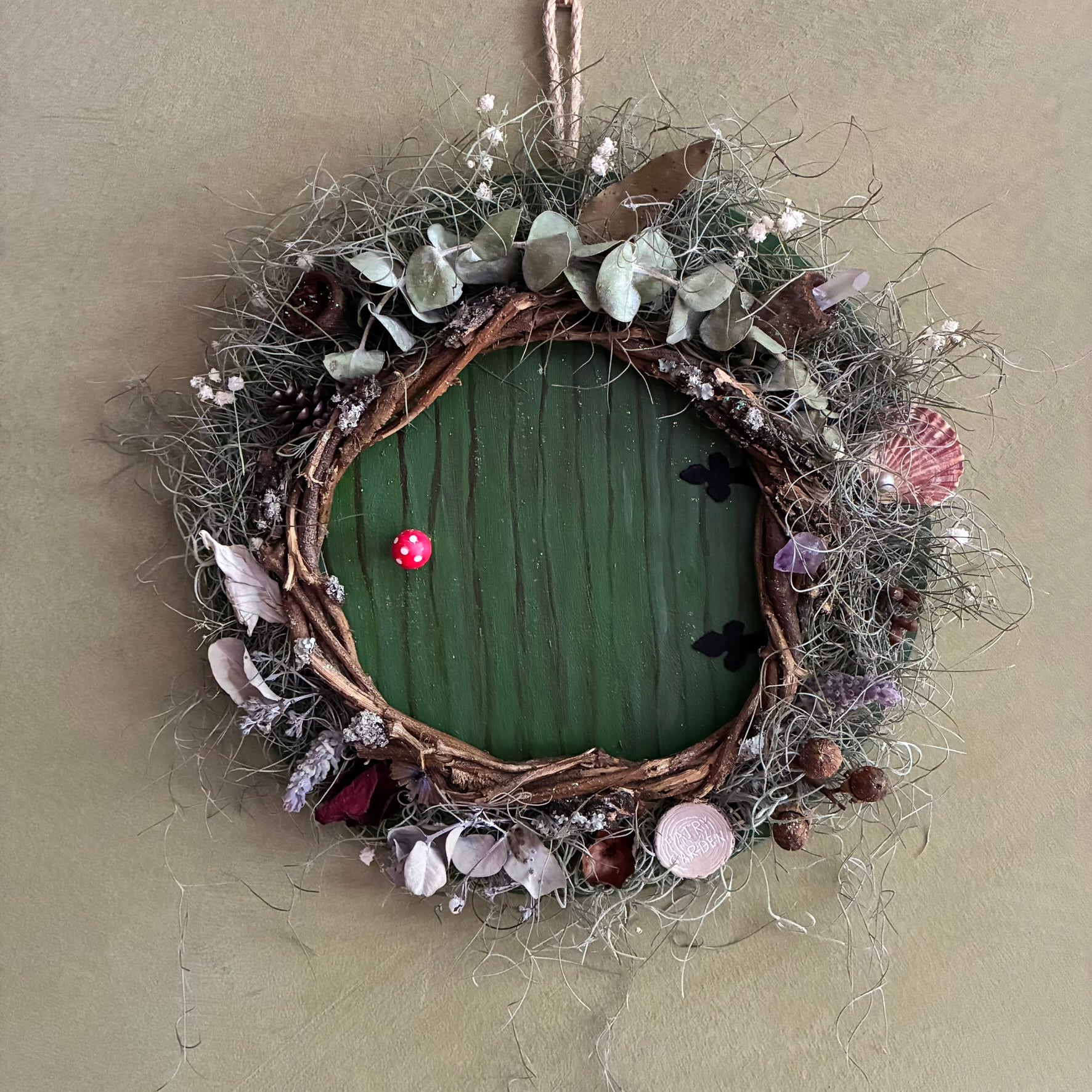 Wreath - Faery Door (Green)