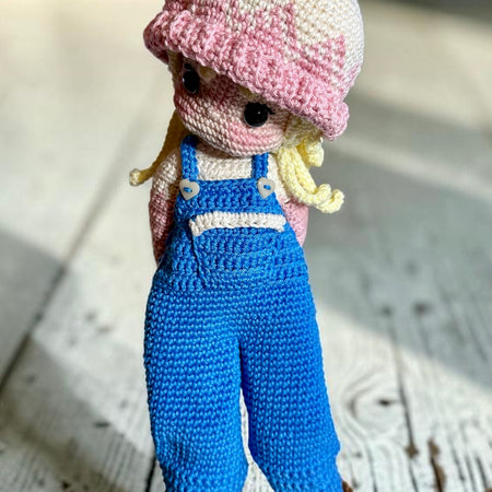Crochet Little Girl Doll - Made to order