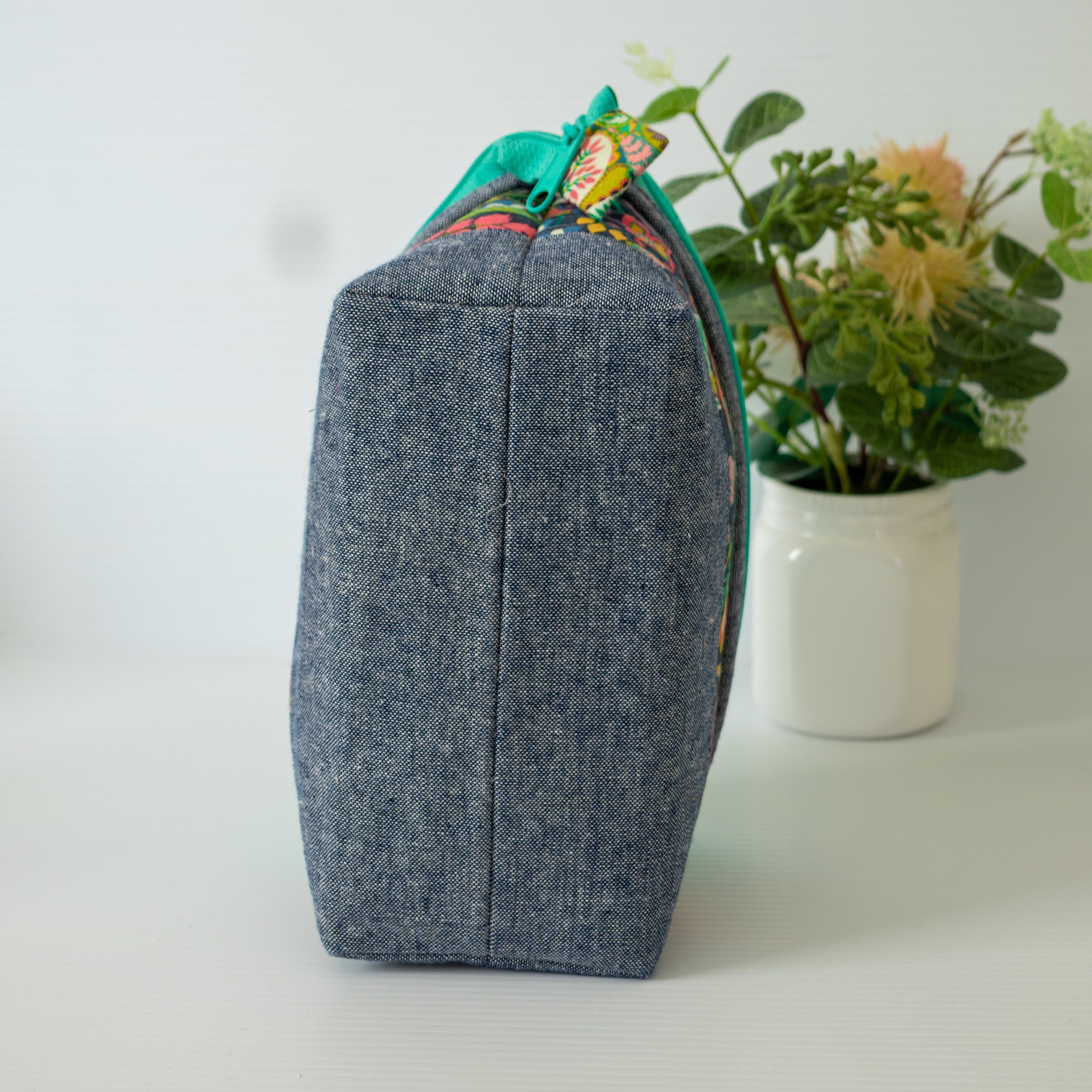 Solstice Large Open Wide Zip Pouch