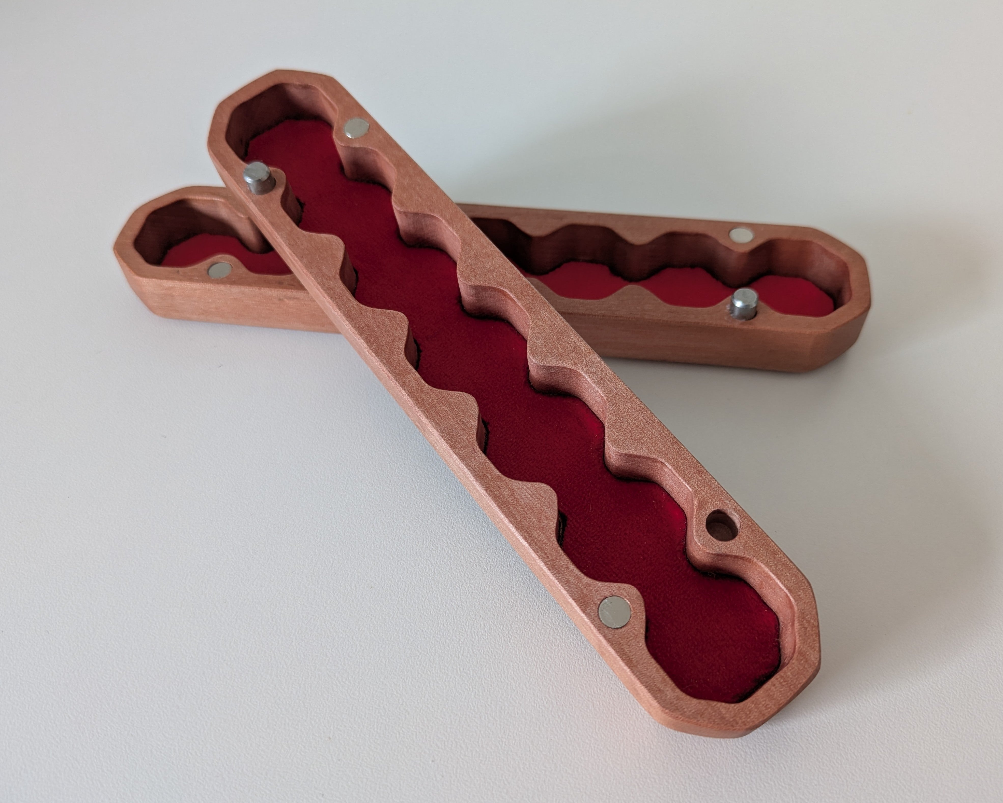 Tasmanian Oak 7-Dice Set Holder
