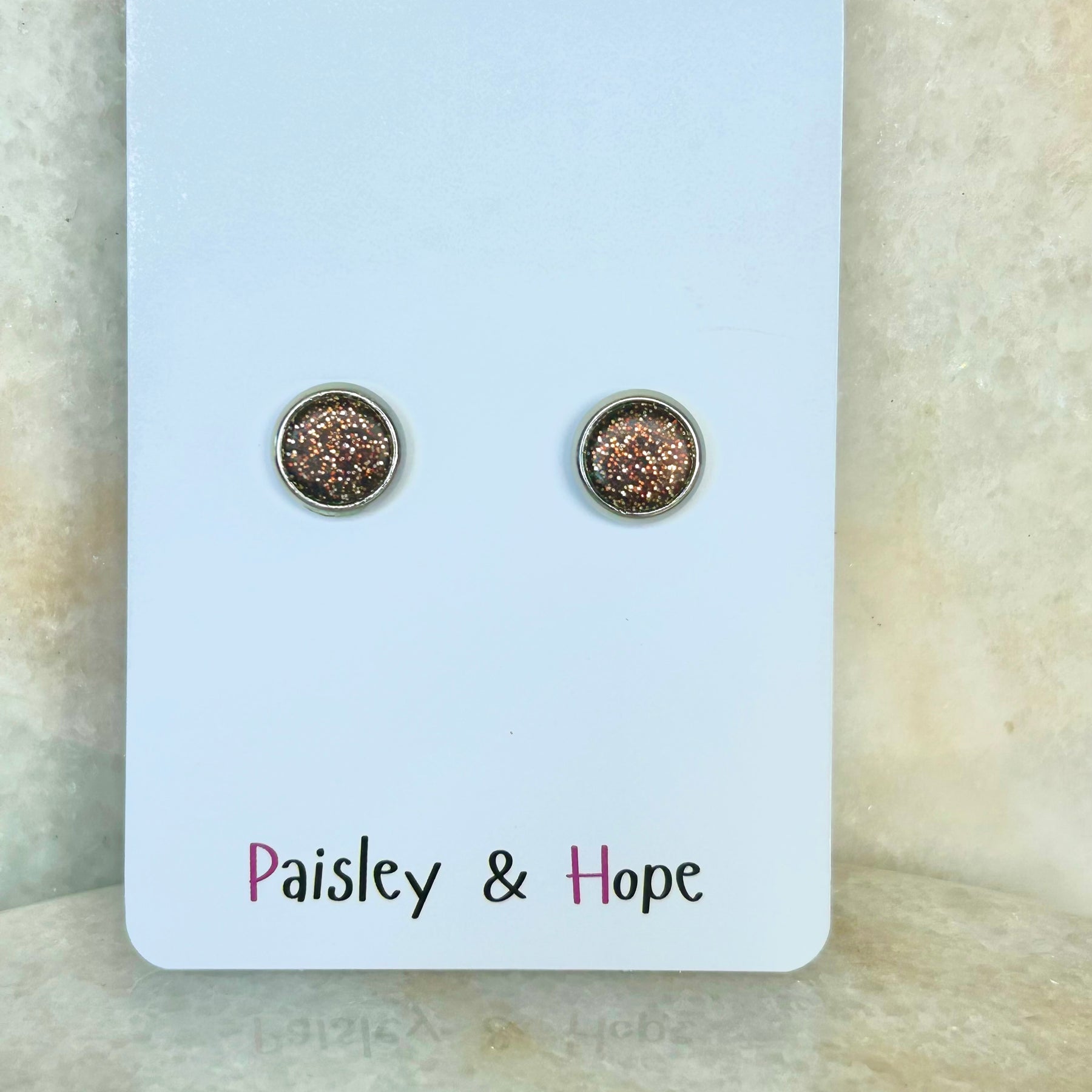 Polymer Clay Bezel Style Studs