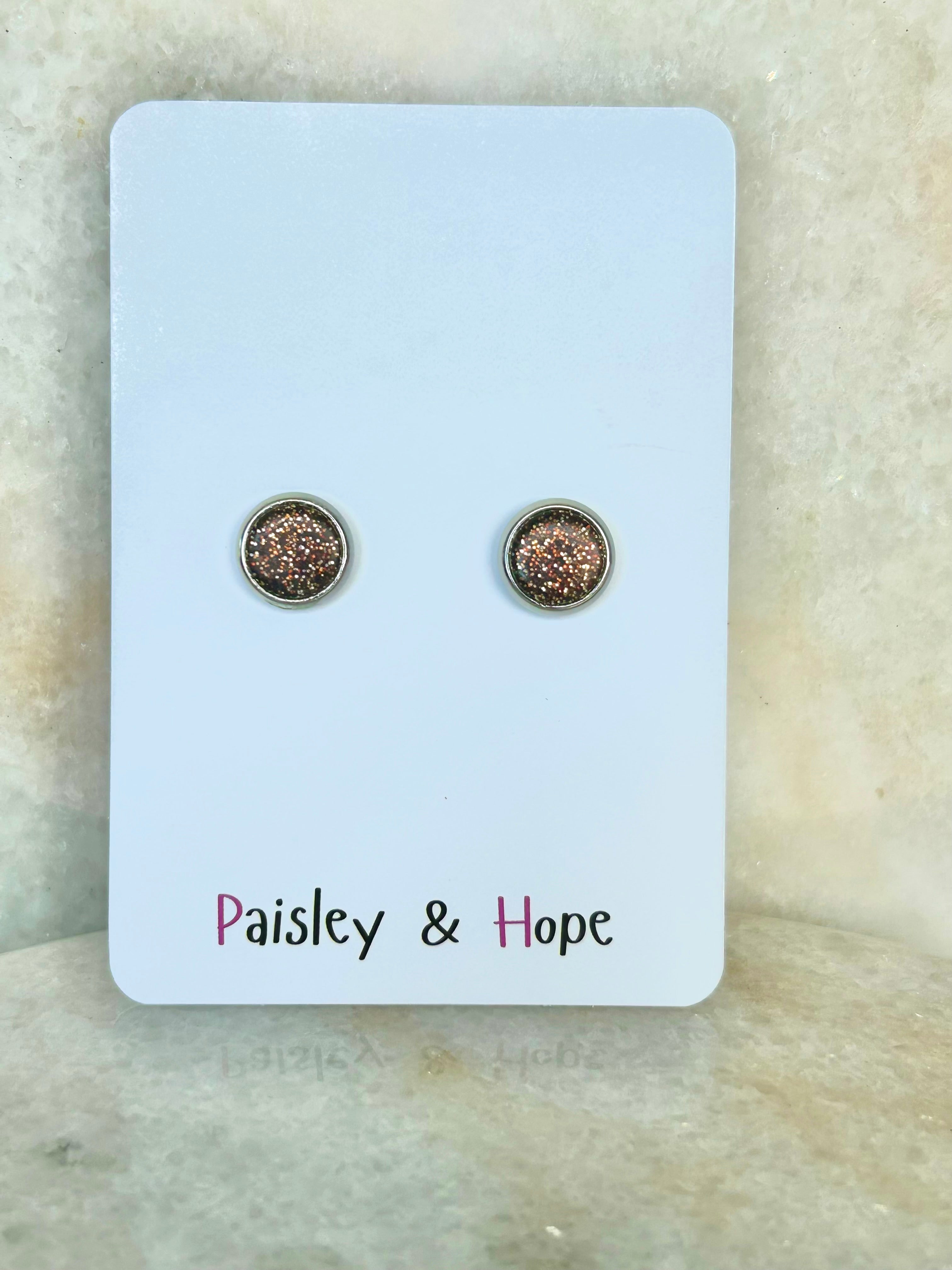 Polymer Clay Bezel Style Studs