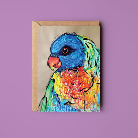 Rainbow Lorikeet | Greeting Cards | Australian Native Birds