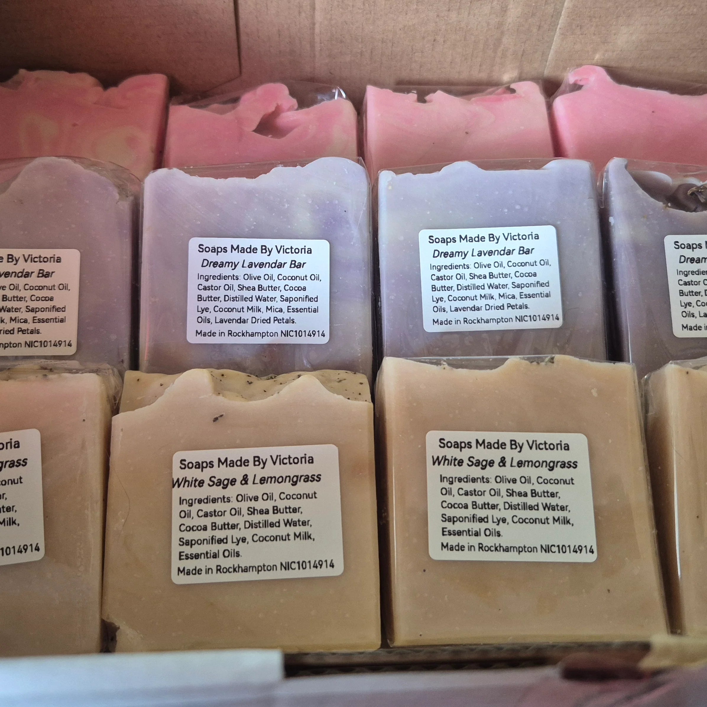 Gift Box - 14 PK Best Sellers Artisan Vegan Soap - Great Items to Gift for Christmas