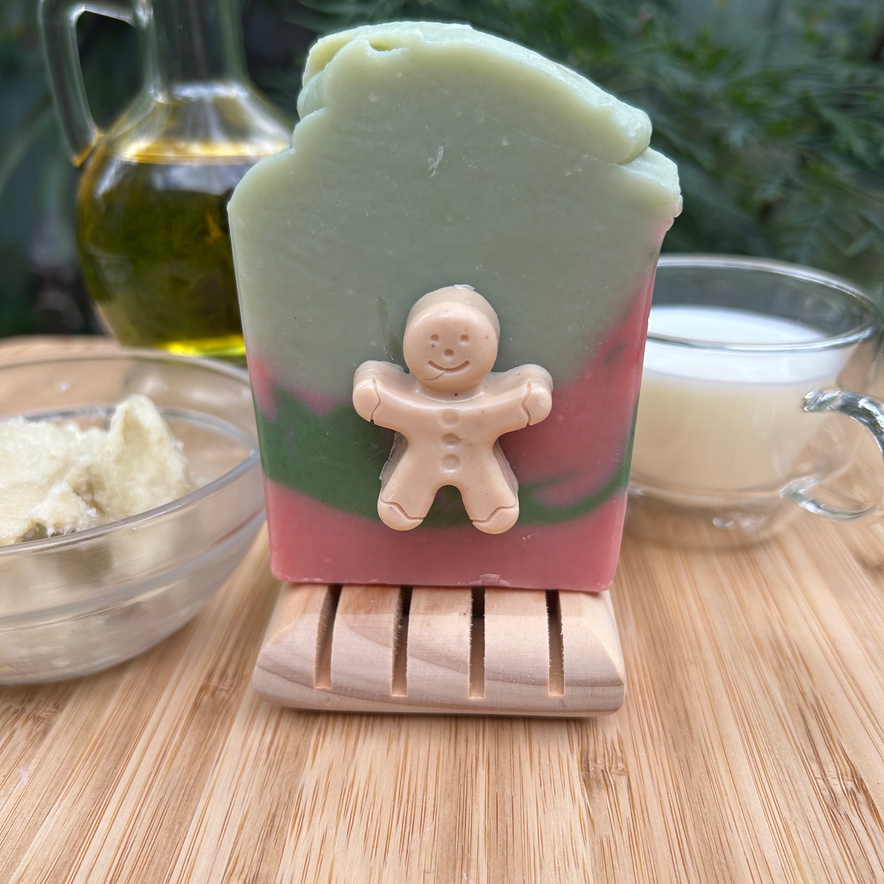 Handmade Yuzu Gingerbread Man Soap | Limited Edition Christmas Bar