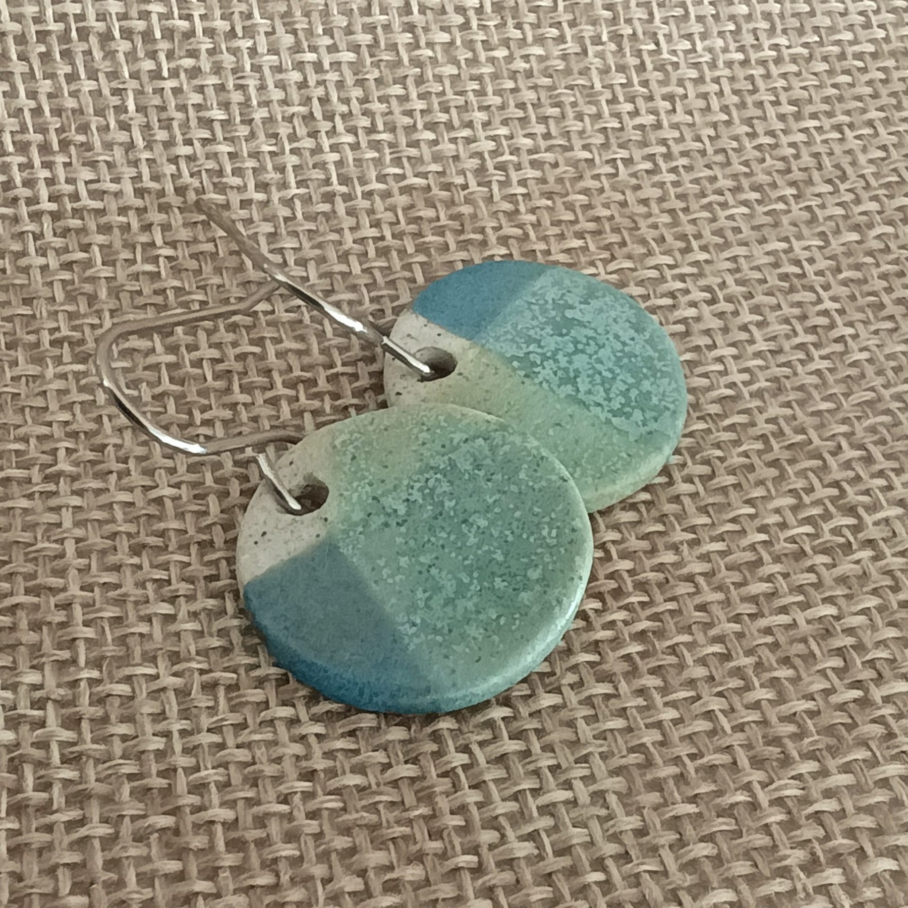 Medium Blue-Green Matte Drops