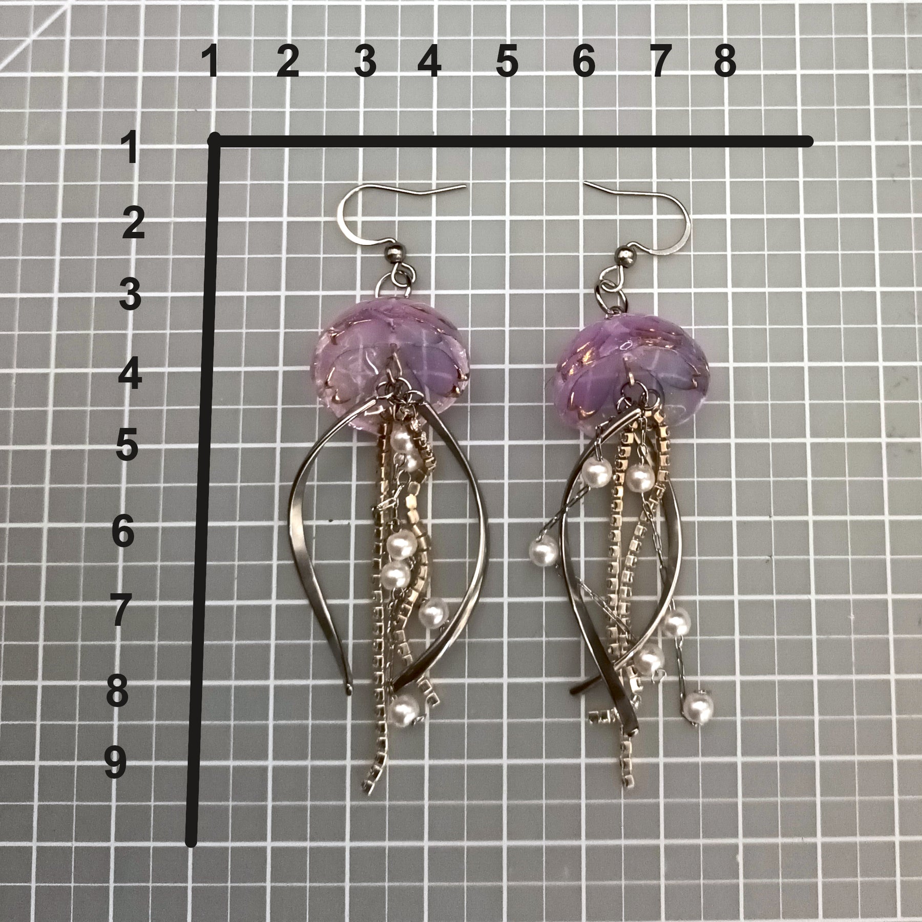Iridescent Jellyfish Earrings (4 colour variations)
