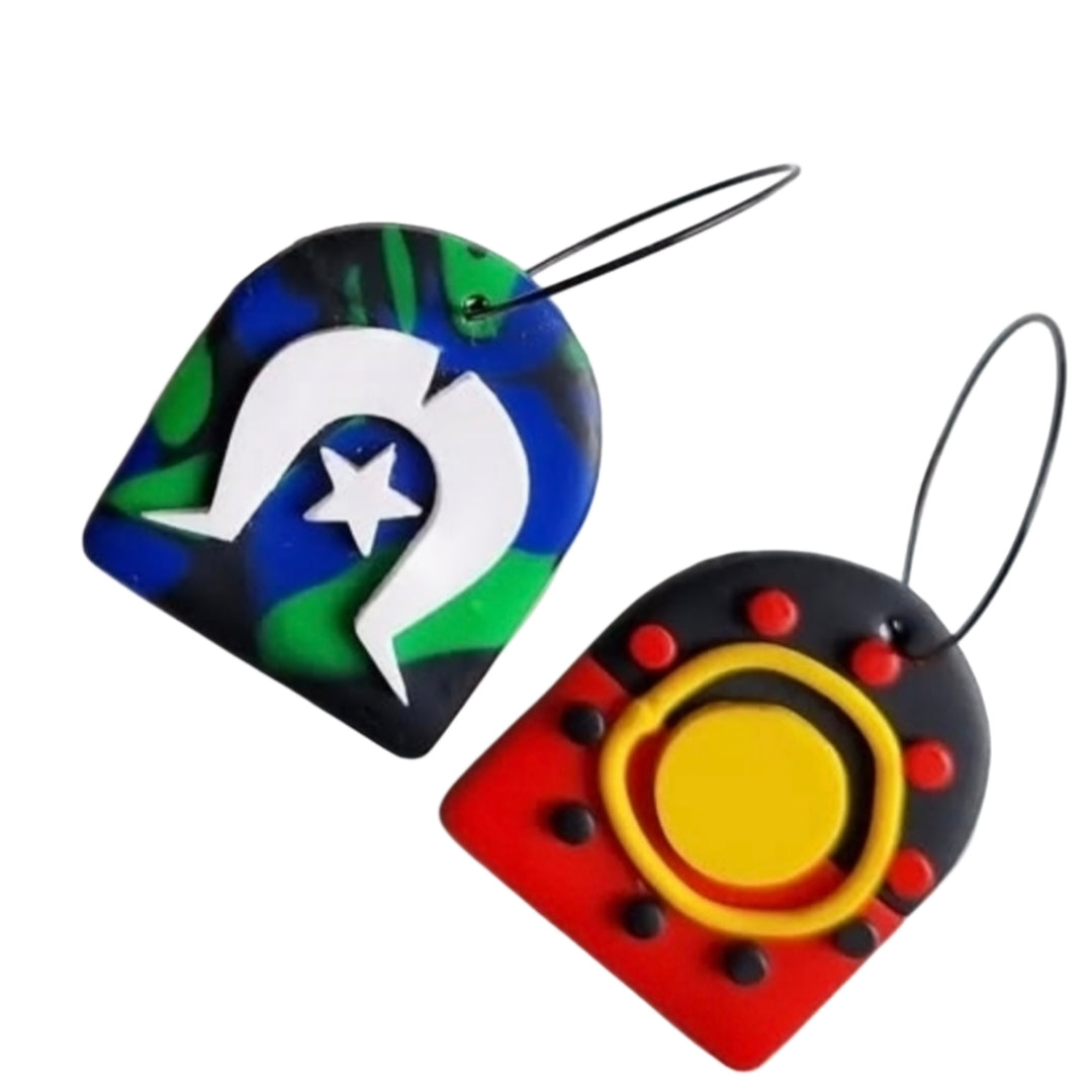 Blak Pride Dangles (Arch) | Handmade Earrings