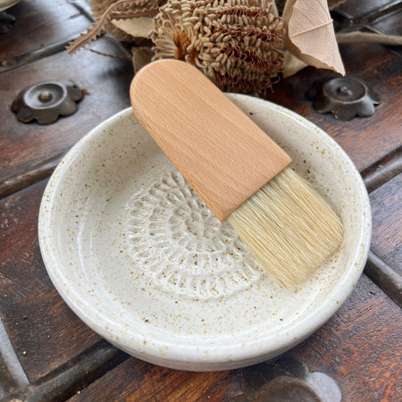 Ceramic Grater with Brush