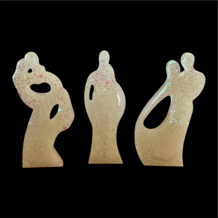 Set Of Three Abstract Couples