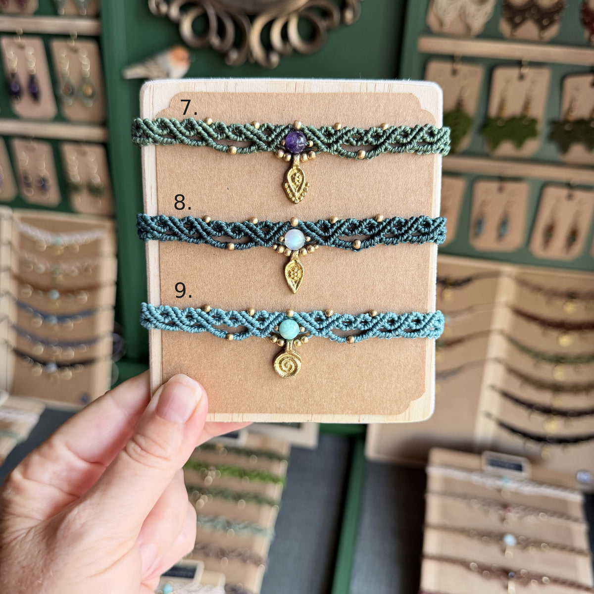 Micro Macrame Boho Bracelet with lots of colour choices