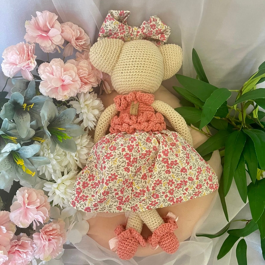 Handmade Crochet Koala Doll Miss Katie |Matching Bag |Matching Scrunchie