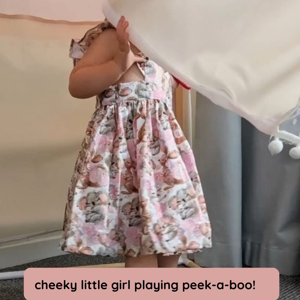 Handmade toddler pinafore / dress | Kangaroos and Koalas