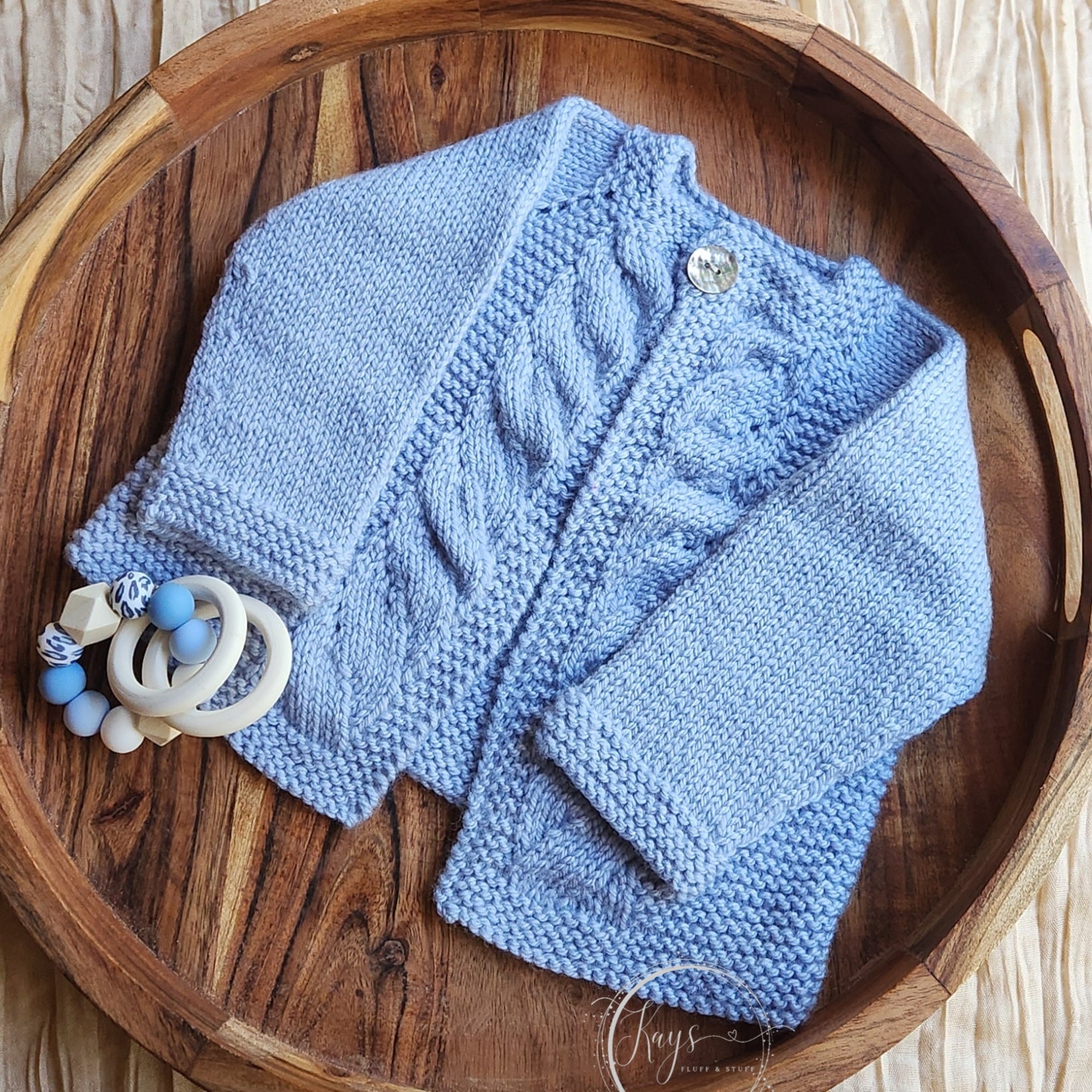 Handknit baby set | Jacket & Beanie