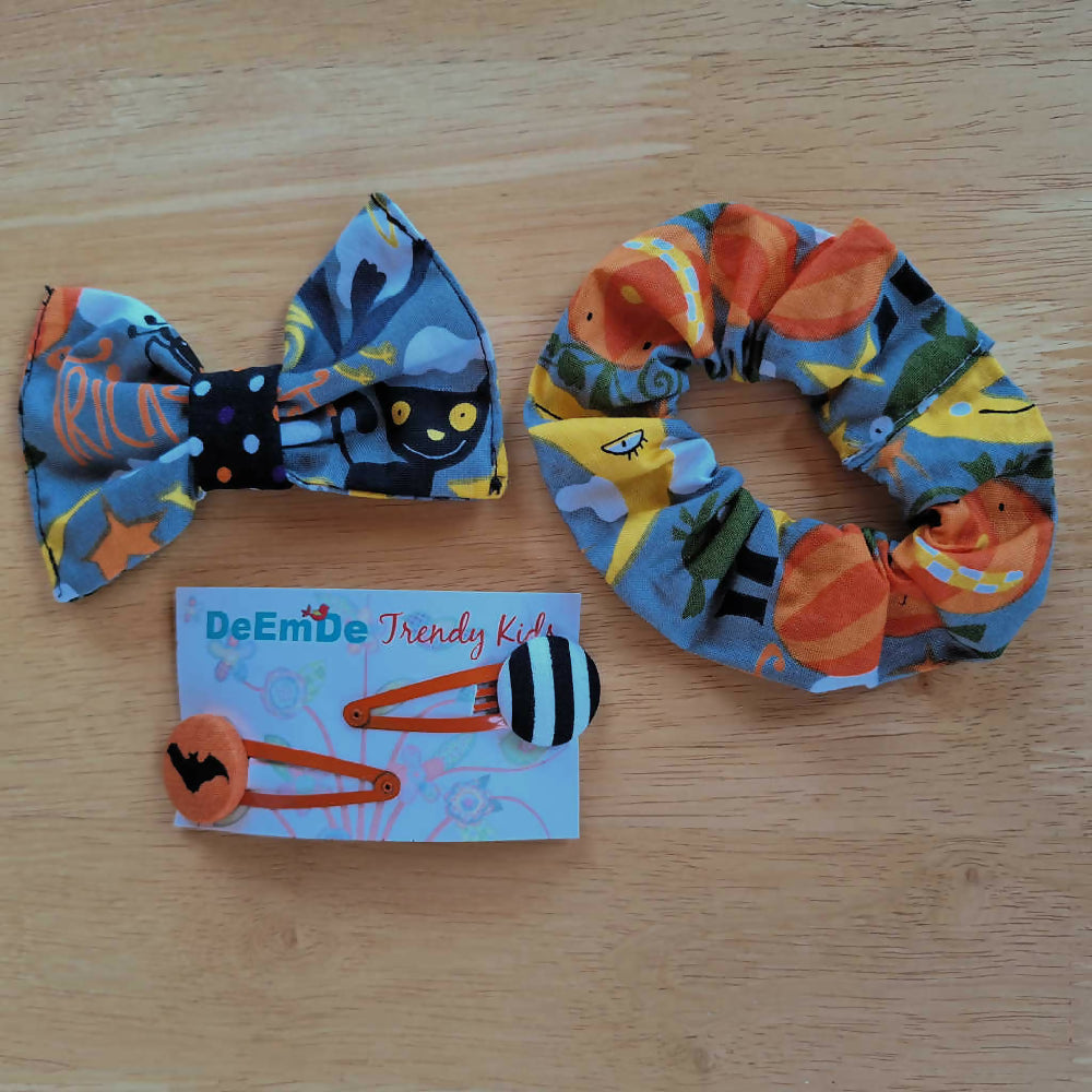 halloween-hair-clips-scrunchie