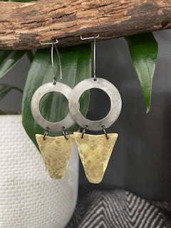 Silver Sphere Dangles