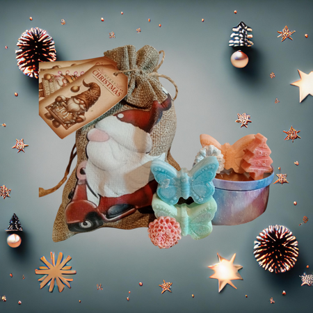 200gm Christmas Scents Linen Bag soy wax melts