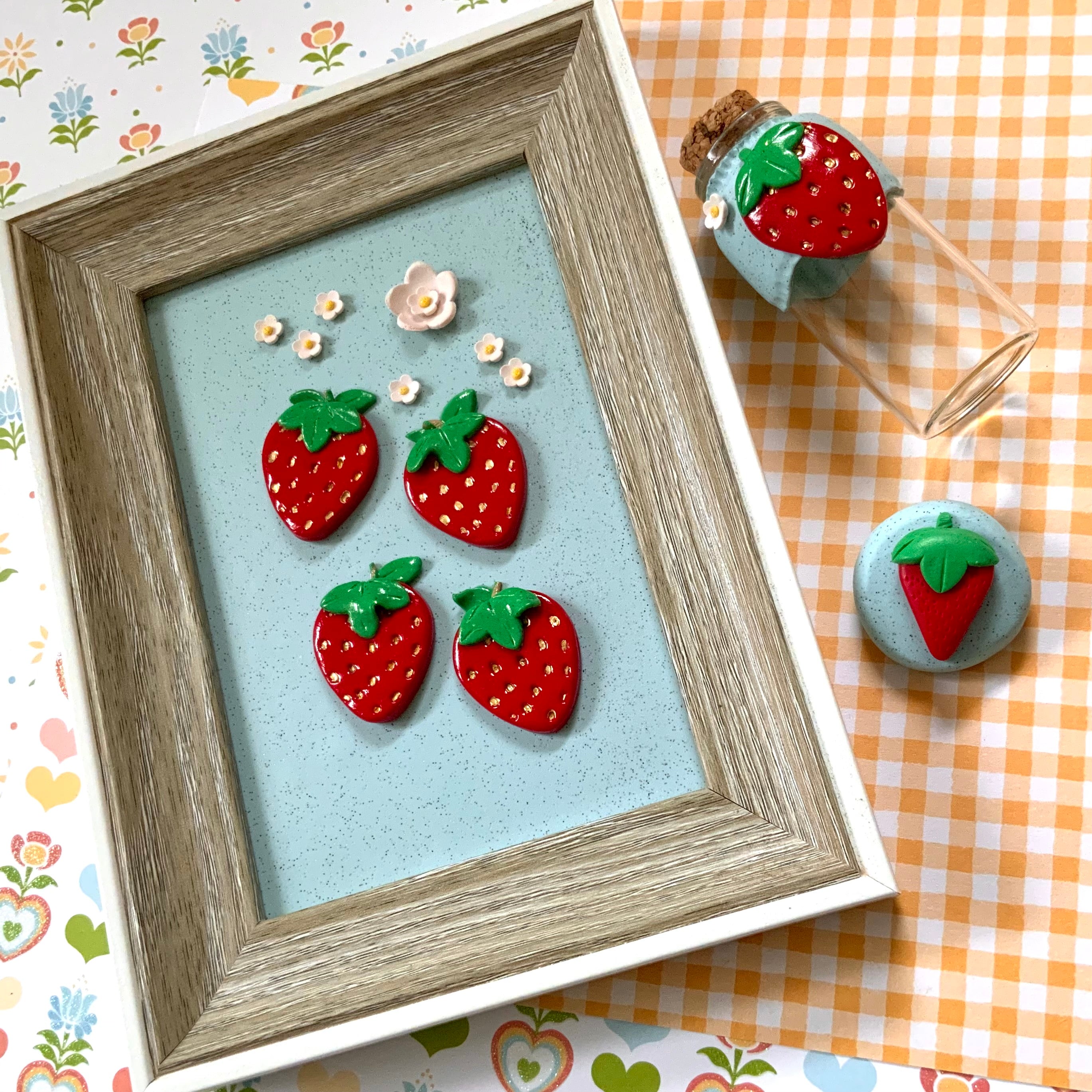 Little Worlds by Fat Cat Originals: WHERE SWEET DREAMS GROW Mini Artwork Set