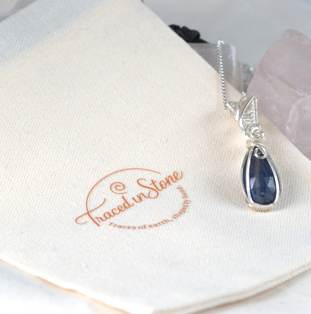 Into the Night - Sapphire Keepsake Pendant, September Birthstone