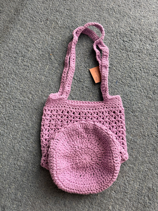 Crochet | Children + Teen Bags | Cotton | Mixed colours