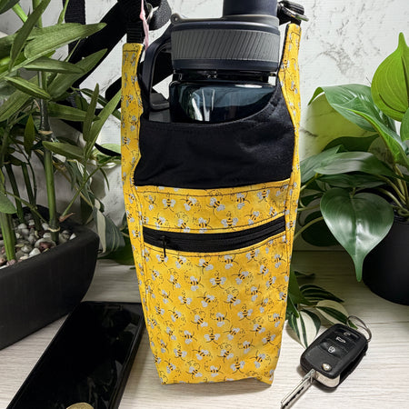 Drink Bottle Bag with Phone Pocket