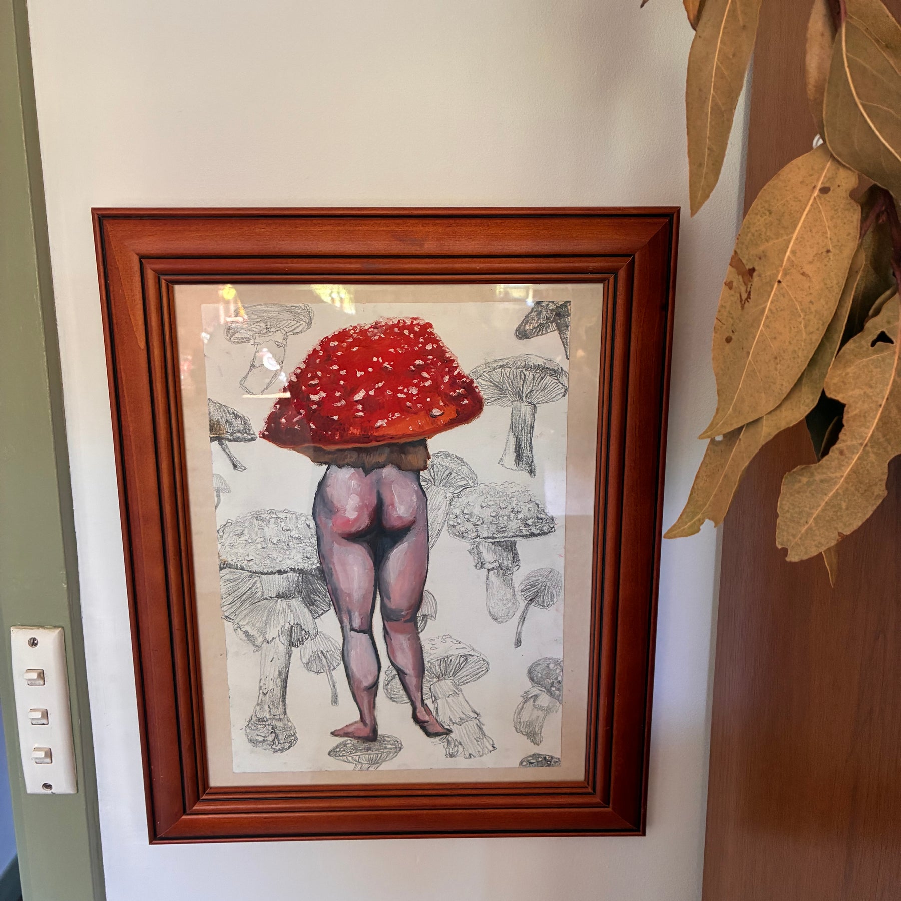 Original Mushroom Lady Artwork