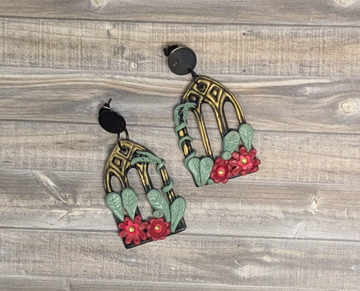 Gothic Arch Window earrings