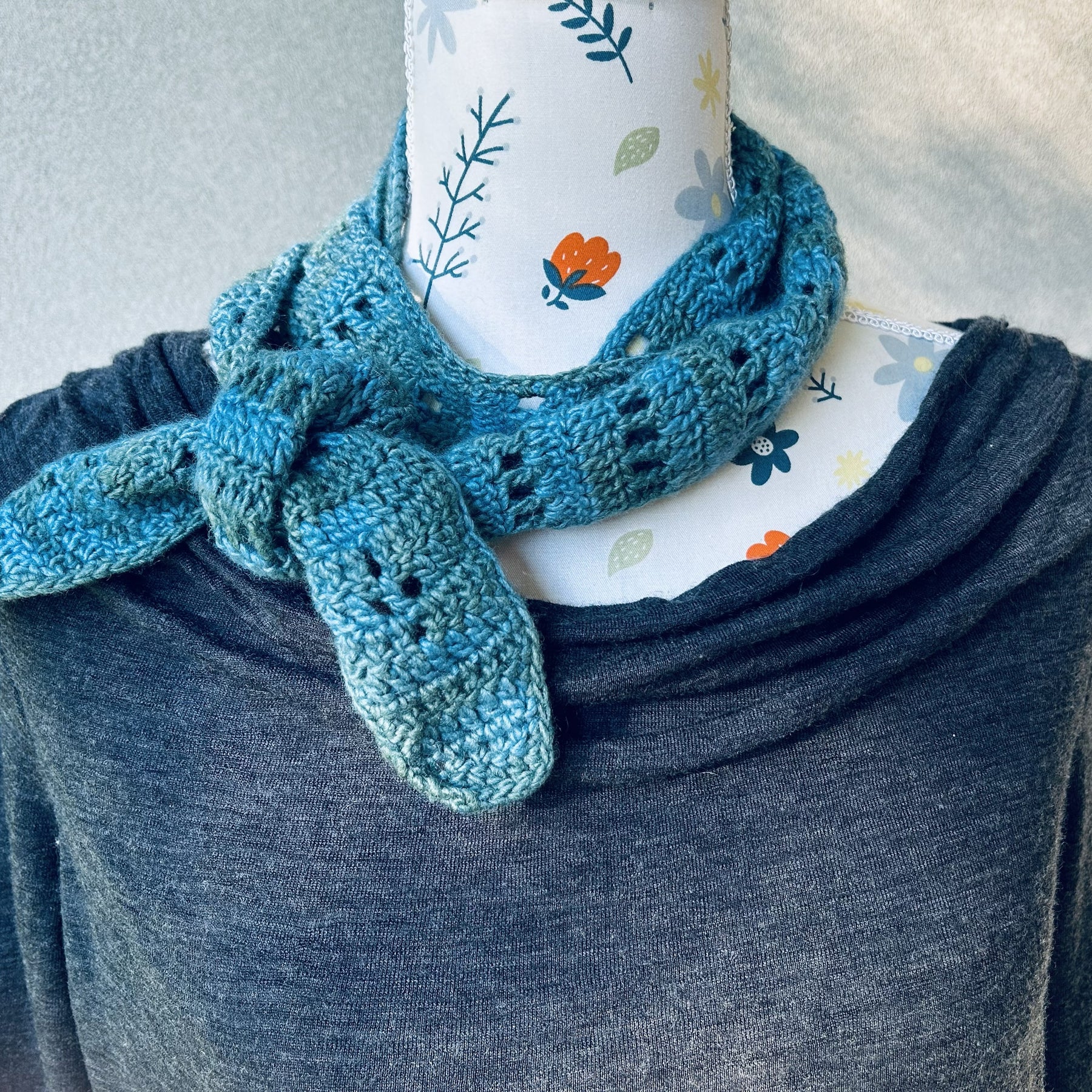 Filet Scarflet - Crochet