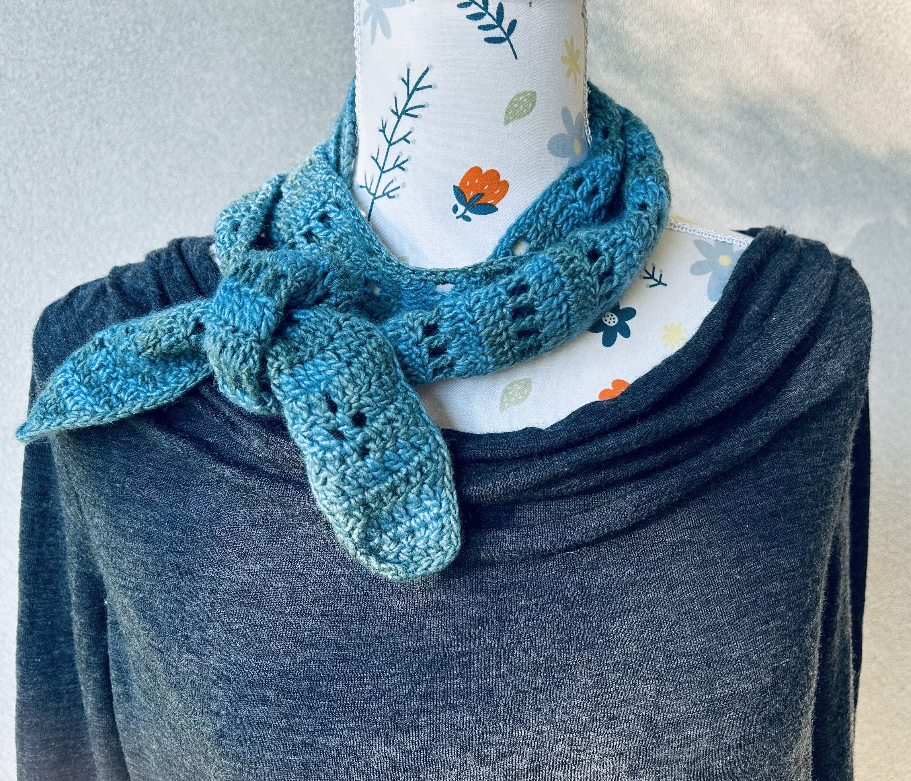 Filet Scarflet - Crochet