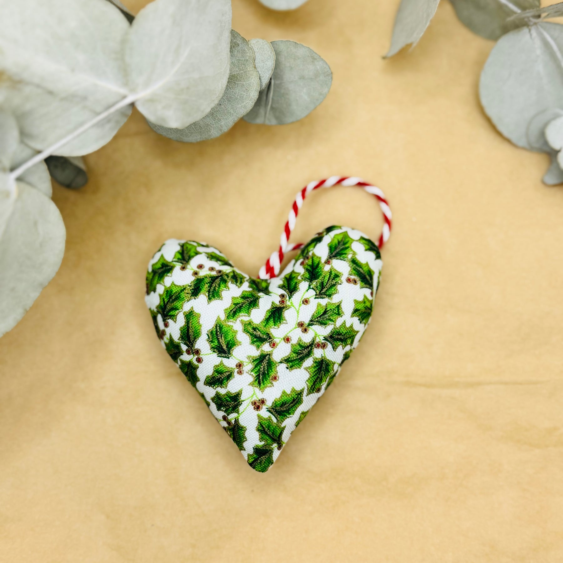 Handmade Traditional Christmas hearts