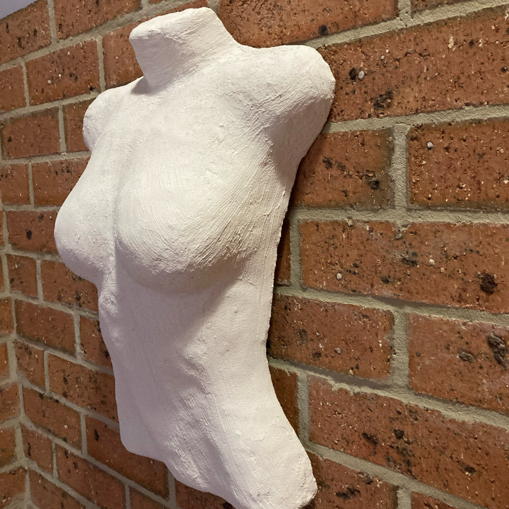Handmade Torso Substrate for Mosaic