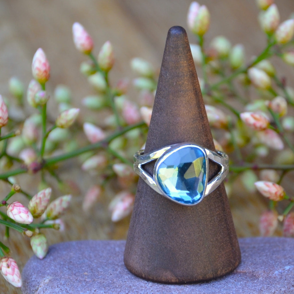 Topaz Choose-Your-Stone Silver Ring (Made To Order)