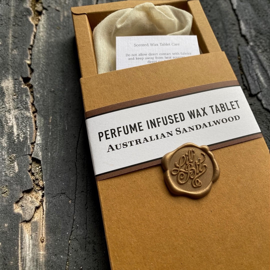 Australian Sandalwood Perfume Infused Wax Tablet