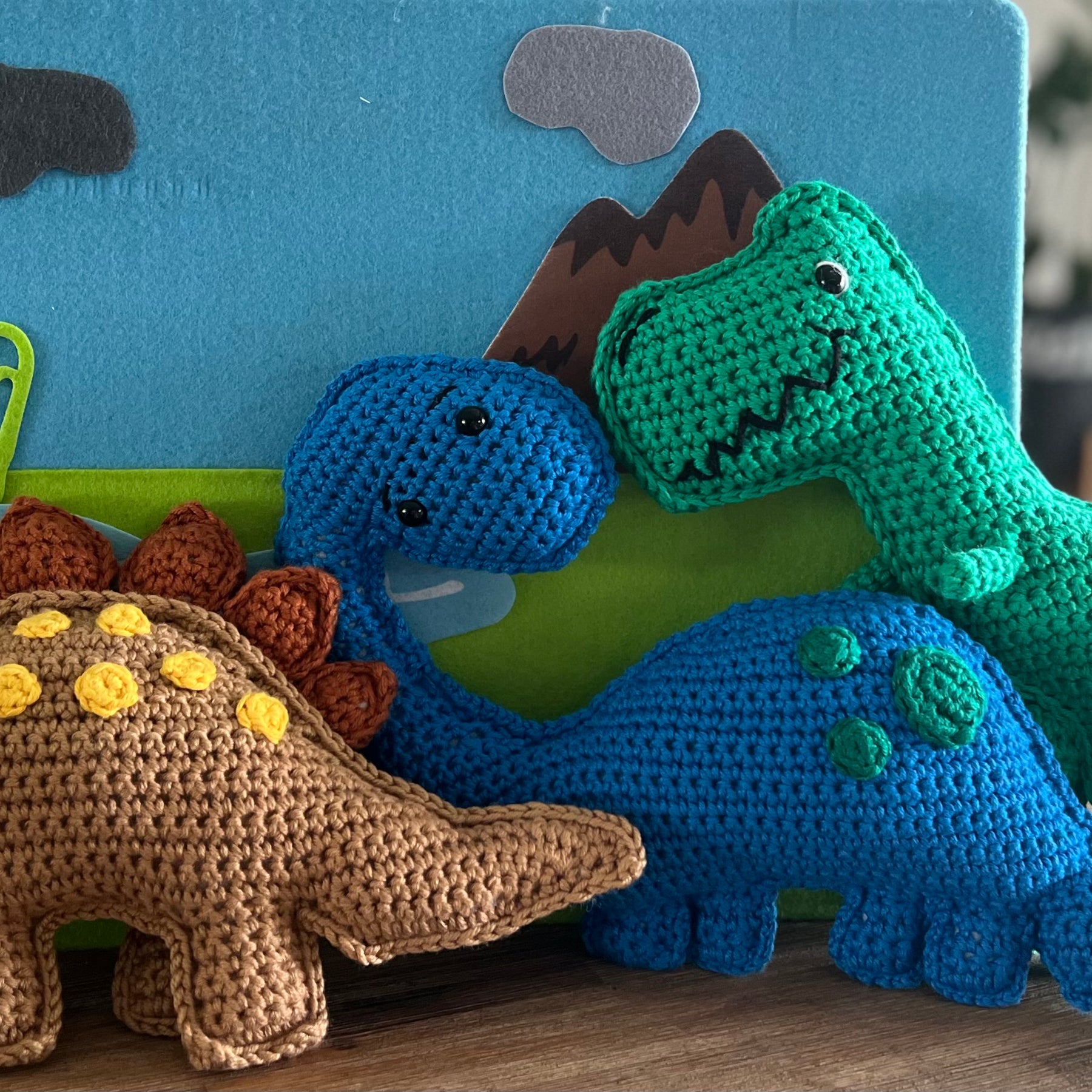 Crochet Dinosaur Toys