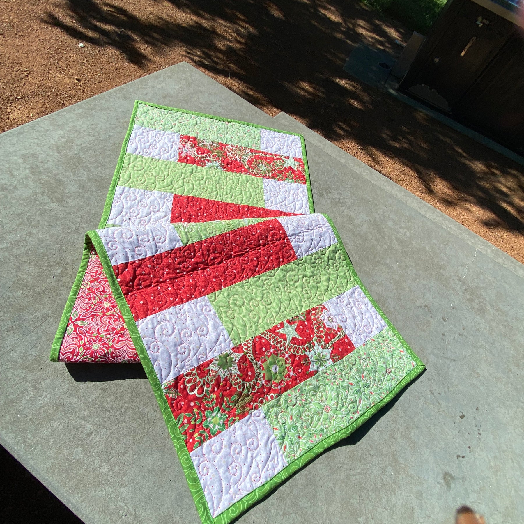 Quilted Christmas Table Runners