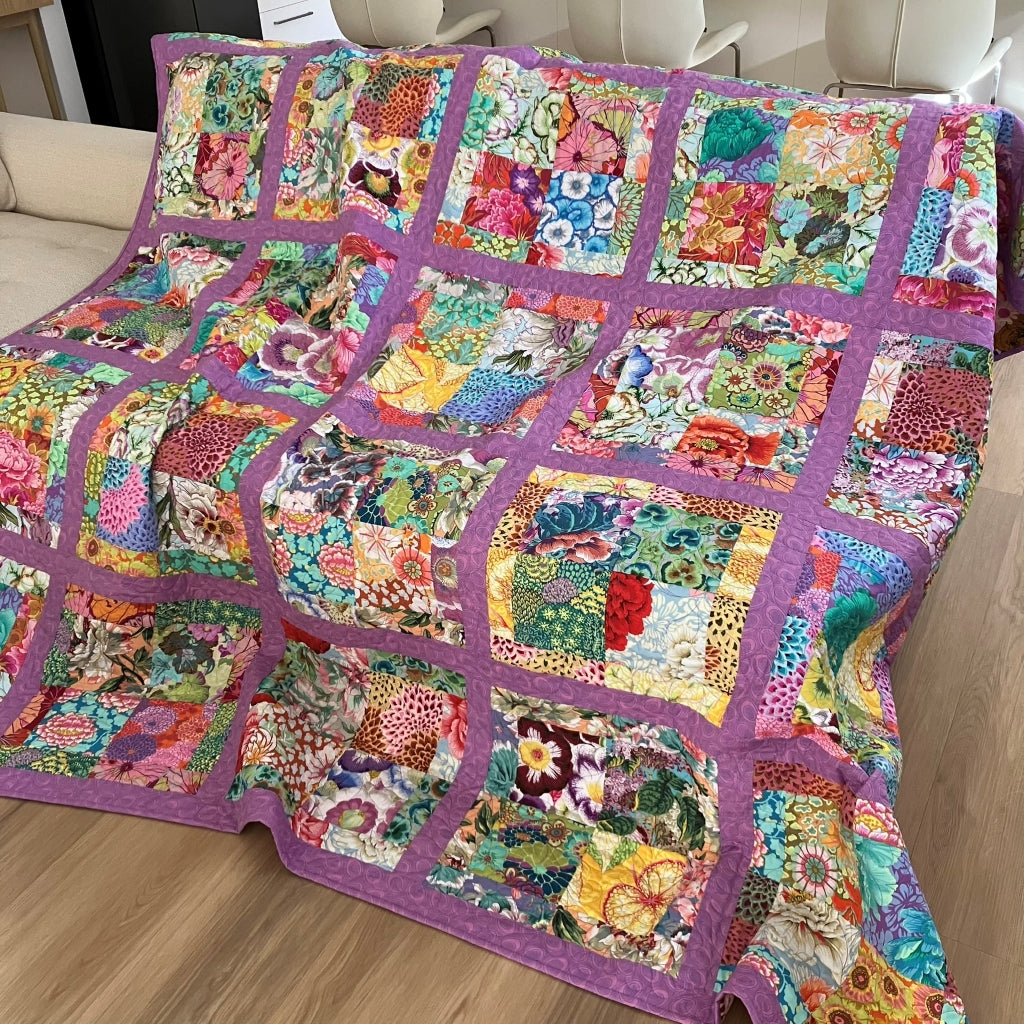 patchwork quilt handmade Australia - Kaffe Fassett fabrics