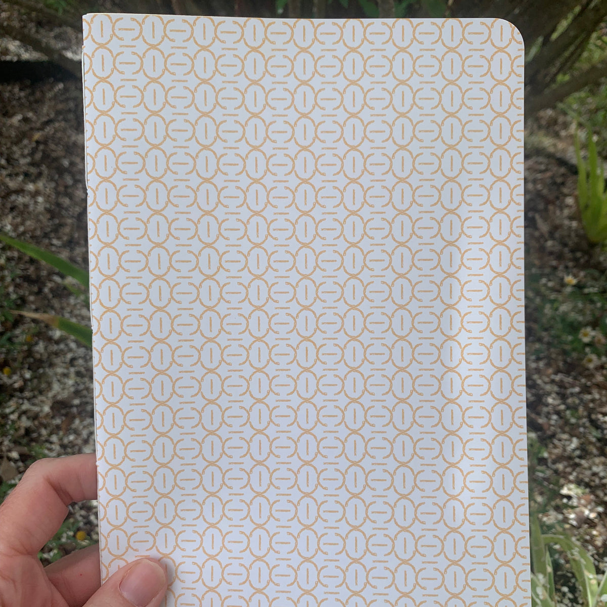 Hand-stitched A5 softcover notebooks original designed cover CR