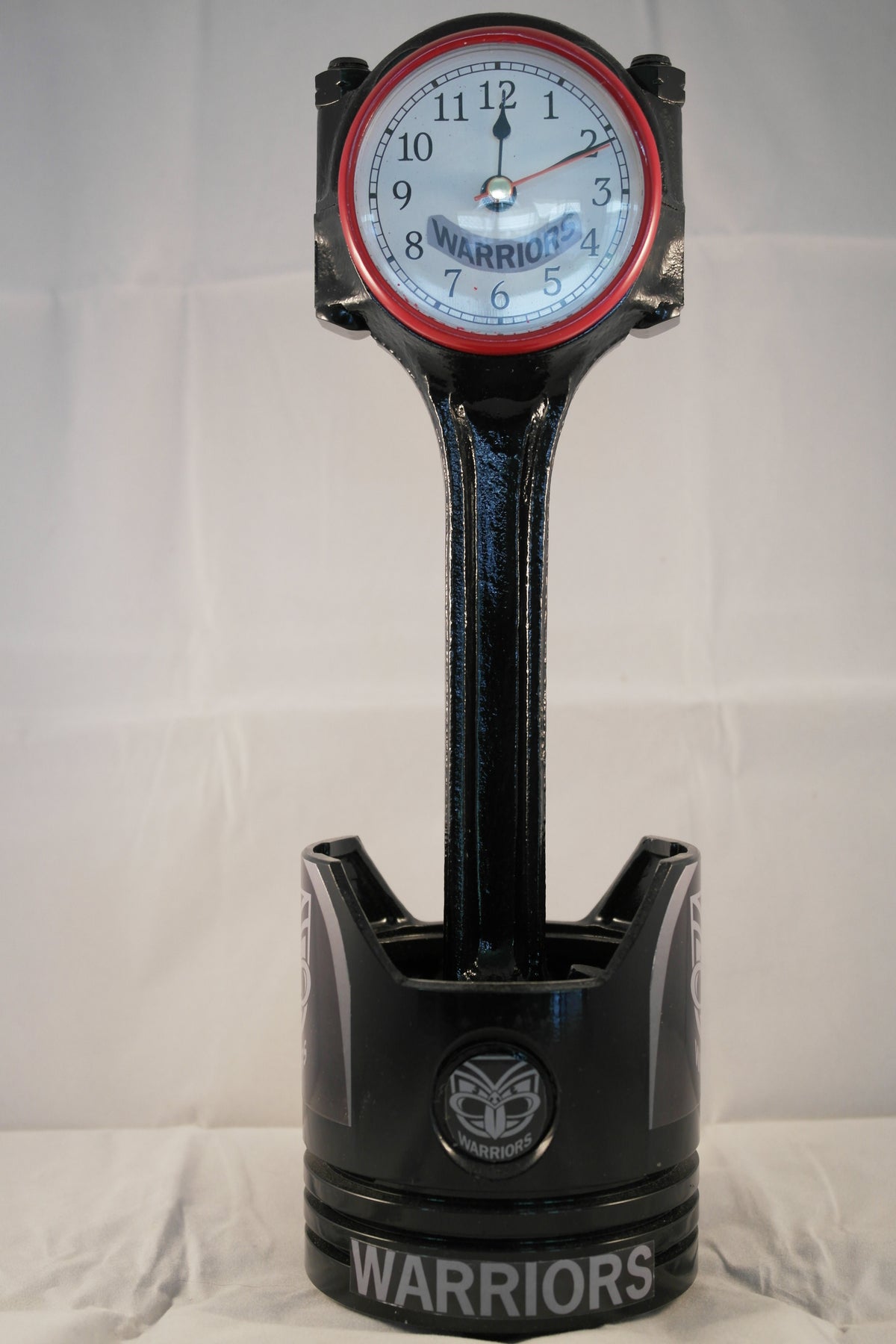 New Zealand Warriors Piston & Rod Desk Clock