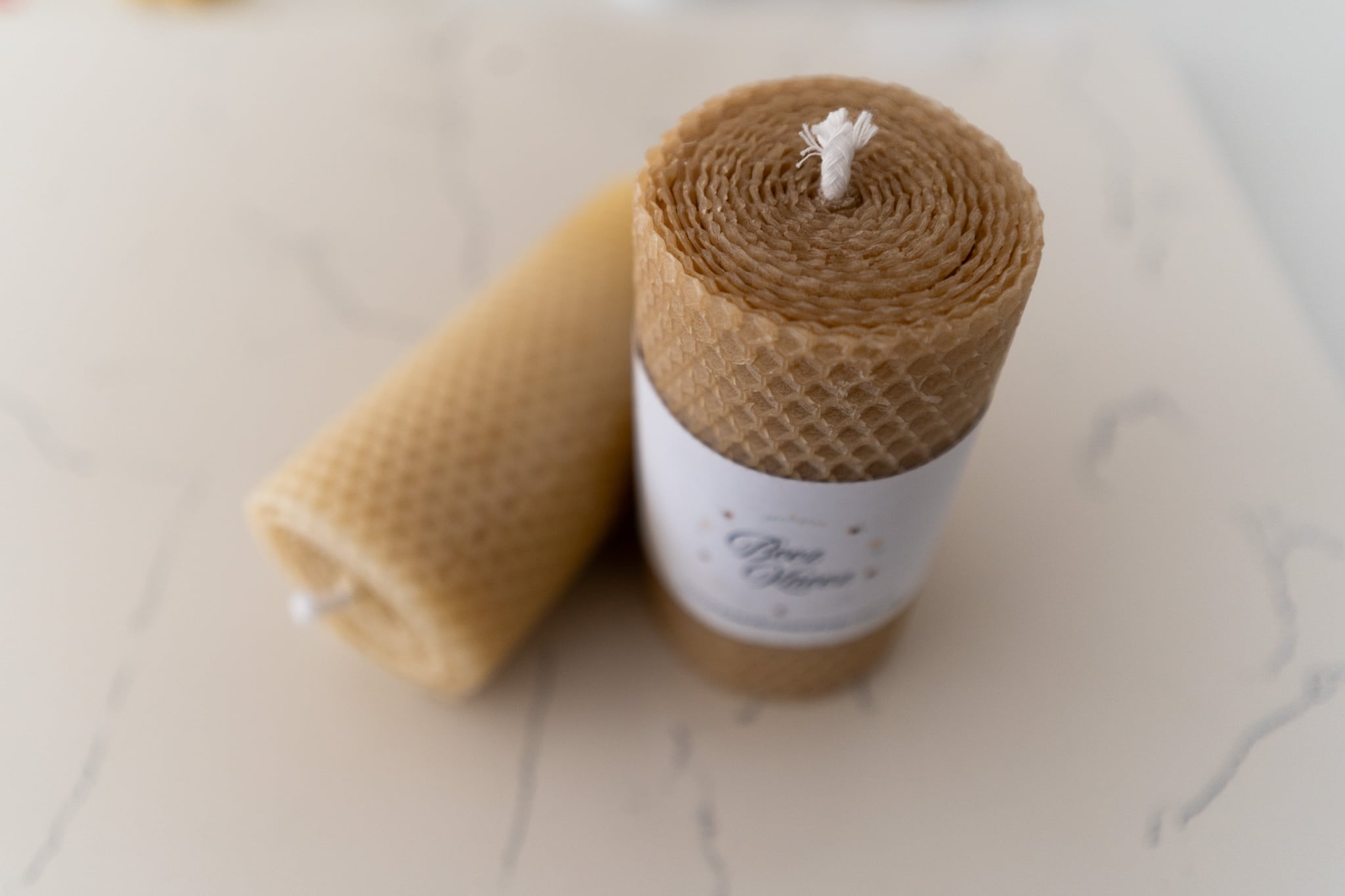 Wide Rolled Candle